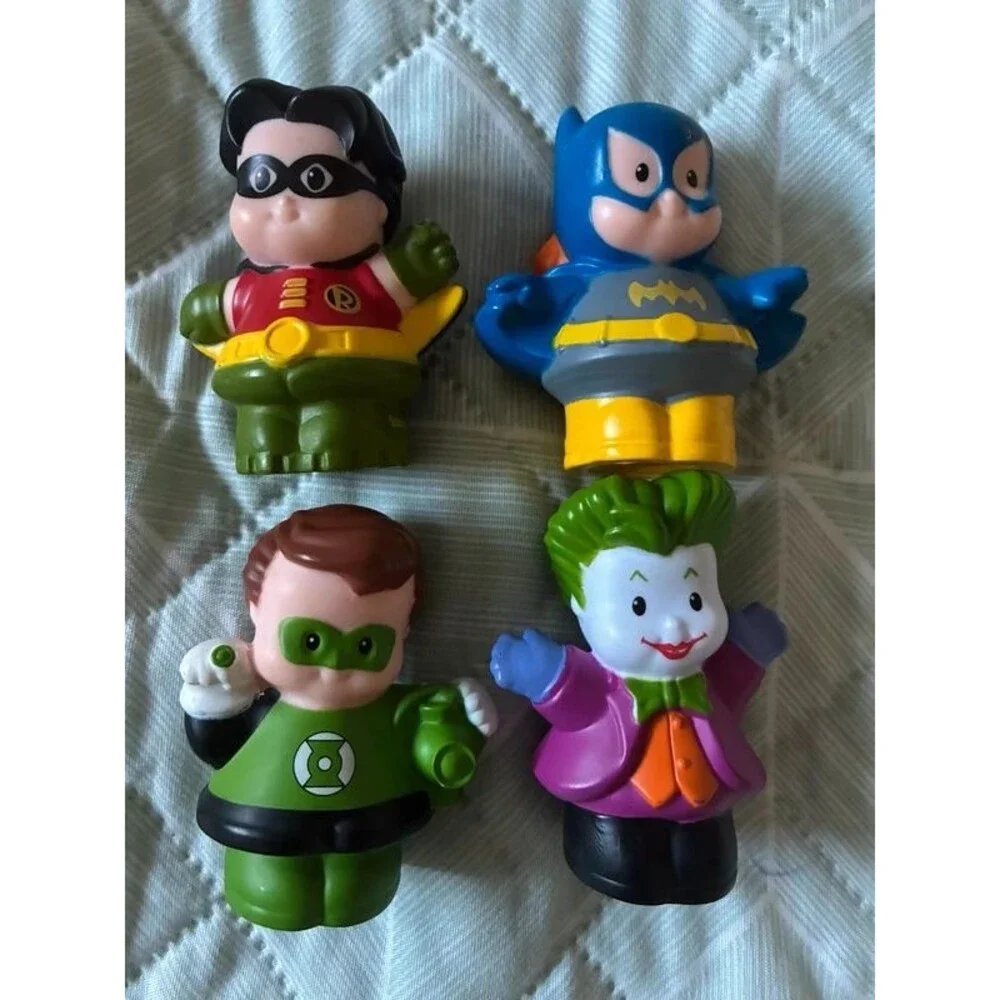Fisher-Price Little People DC Super Friends Batman Robin Joker Green Lantern Lot